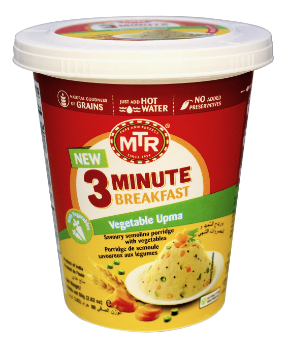 MTR Vegetable Upma Breakfast Cup 2.82 oz