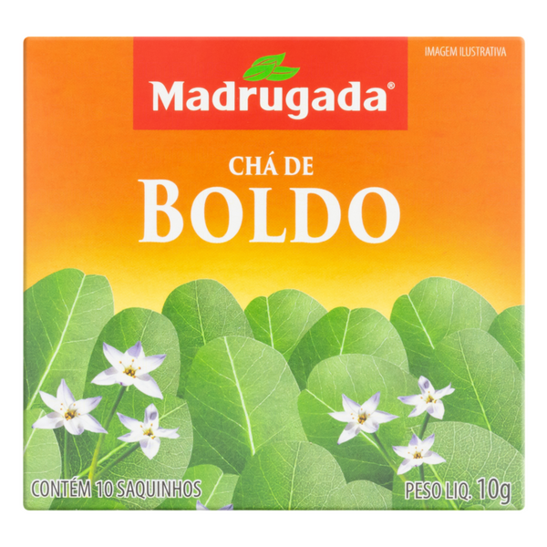 Madrugada Cha De Boldo Tea 10 Sachets 10g