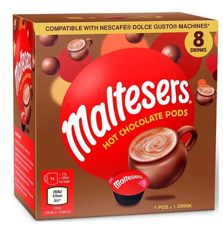 Maltesers Dolce Gusto Hot Chocolate 8 capsules