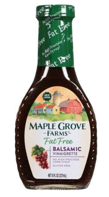 Maple Grove Farms Fat Free Balsamic Vinaigrette 8 oz