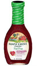 Maple Grove Farms Fat Free Salad Dressing Raspberry Vinaigrette 8 oz