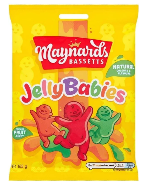 Maynards Bassetts Jelly Babies 165 g