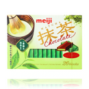 Meiji Matcha Chocolate Blocks 120g