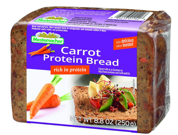 Mestemacher Carrot Protein Whole Grain Bread 8.8 oz