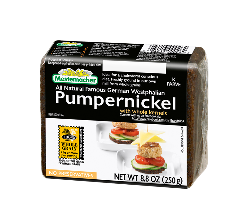 Mestemacher Rye Bread Pumpernickel 8.8 oz