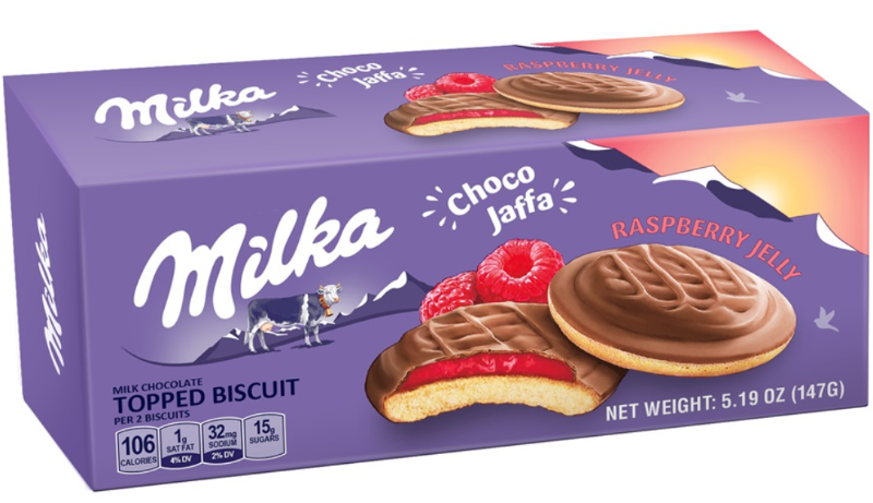 Milka Choco Jaffa Raspberry Jelly 147 g