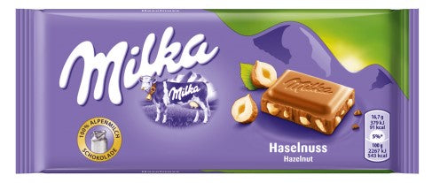 Milka Chocolate with Hazelnuts 100 g