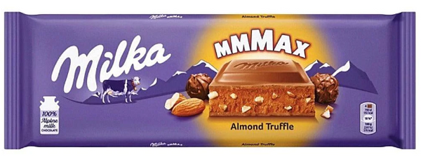 Milka Mmmax Chocolate Almond Truffle 300g
