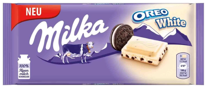 Milka Oreo White Chocolate Bar 100 g