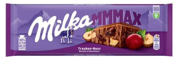 Milka Mmmax Raisins & Hazelnuts 270g