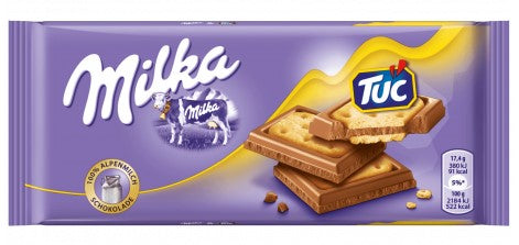 Milka & Tuc Cracker Chocolate 87 g