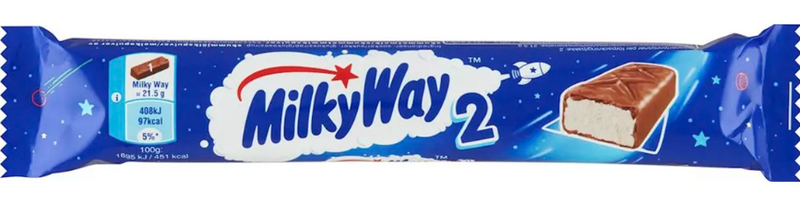 Milky Way Twin Chocolate Bars 43 g