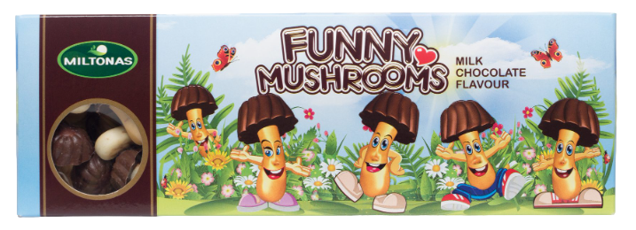 Miltonas Funny Mushrooms in Dark Chocolate 170 g