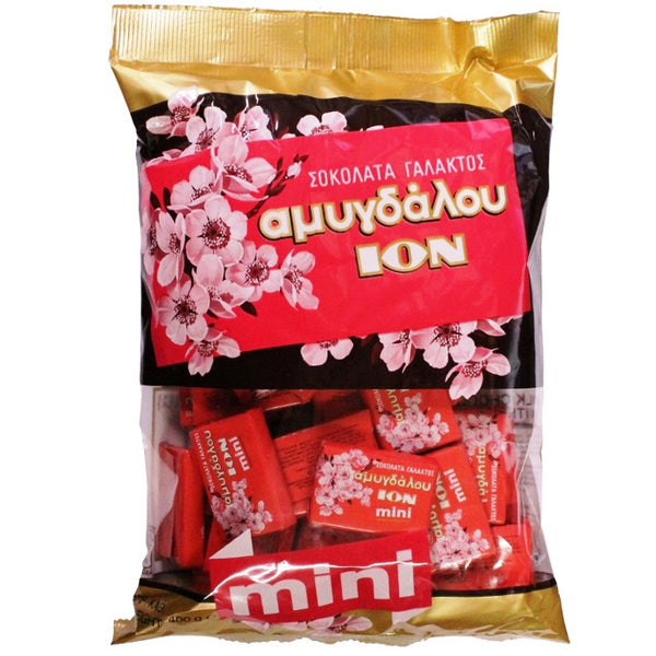 Ion Mini Milk Chocolate with Almonds 400g