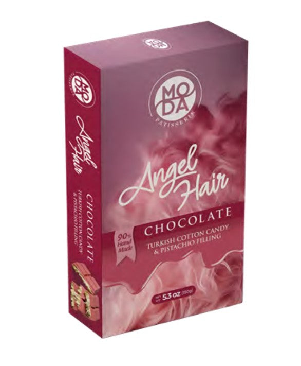 Moda Angel Hair Turkish Cotton Candy and Pistachio Chocolate 5.3oz (150g)