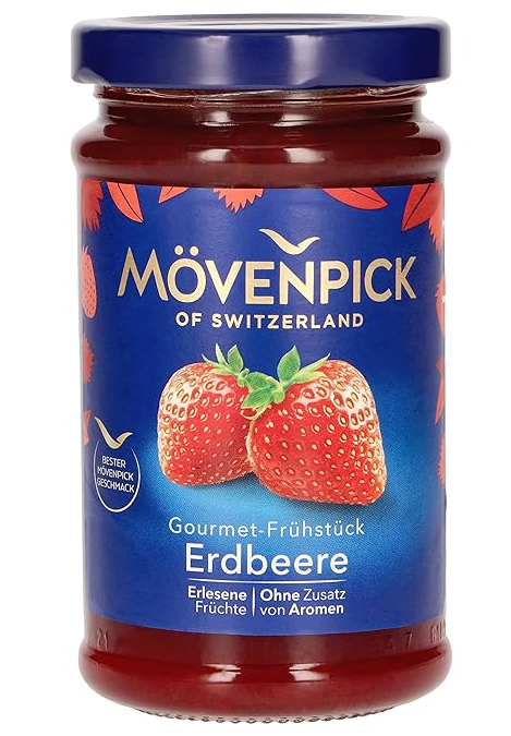 Moevenpick Strawberry Jam 250 g