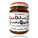 Momoya Chili Oil with Crunchy Garlic 3.88 oz