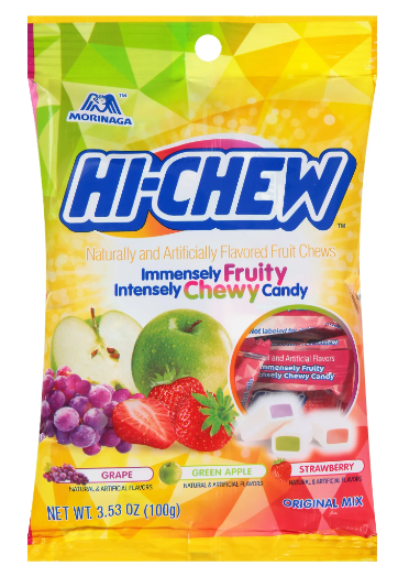 Morinaga Hi-Chew Fruit Chewy Candy Original Mix 3.53 oz