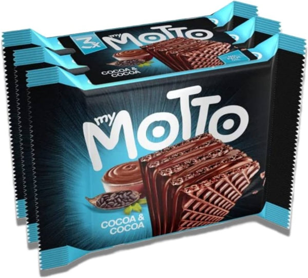 My Motto Kakao- und Kakaocreme-Waffelkekse, 3er-Pack