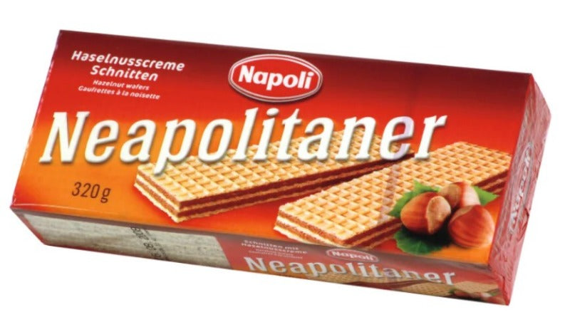 Napoli Neapolitaner Hazelnut Creme Wafers 320 g