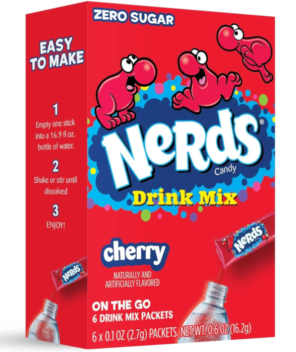 Nerds Drink Mix Singles To Go Cherry 6 Packets