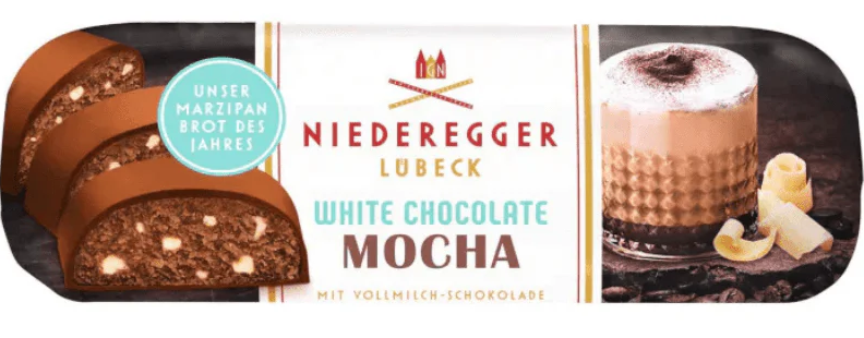 Niederegger White Chocolate Mocha Marzipan Loaf 4.4 oz