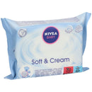 Nivea Baby Soft & Cream Wipes 63 pc