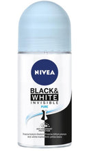 Nivea Black & White Invisible Pure Roll-On Deodorant 50 ml