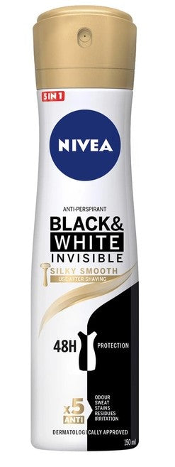 Nivea Black & White Silky Smooth Women Deodorant 150 ml