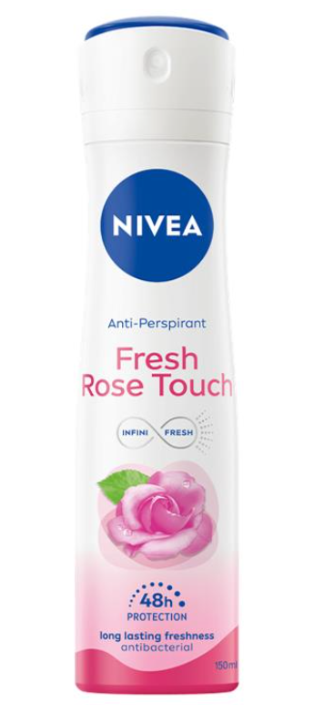 Nivea Fresh Rose Touch Women Deodorant 150 ml