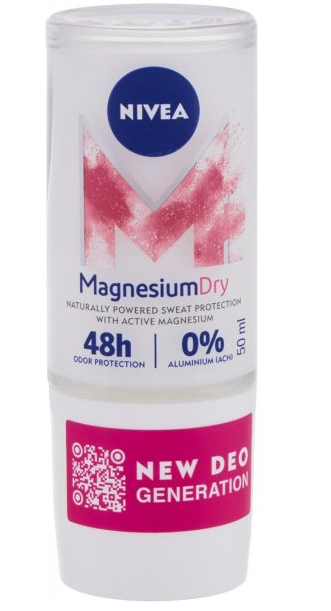 Nivea Magnesium Dry Pink Roll-On Deodorant 50 ml