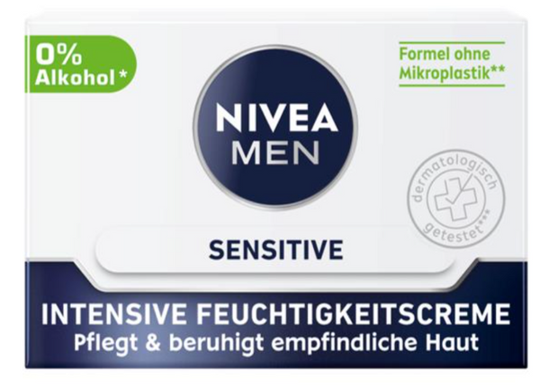 Nivea Men Sensitive feuchtigkeitsspendende Gesichtscreme 50 ml