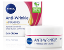 Nivea Anti-Wrinkle + Firming Day Cream 45+ with Apricot Kernel Oil, Shea Butter & UV-Filter 50ml