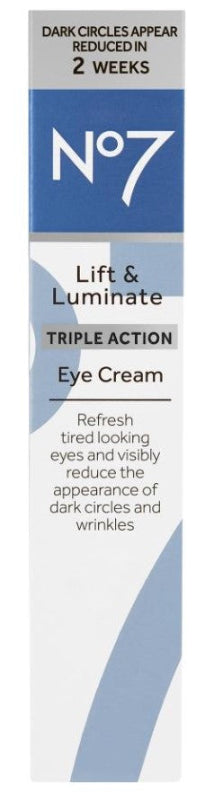 No7 Lift & Luminate Triple Action Eye Cream 15 ml