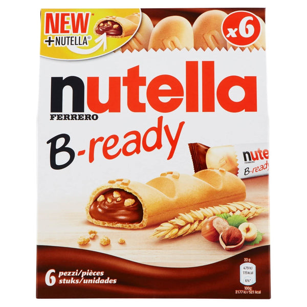 Gaufrettes Nutella B-ready 6 pièces