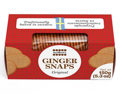 Nyakers Gingerbread Snaps Original Cookies 150 g