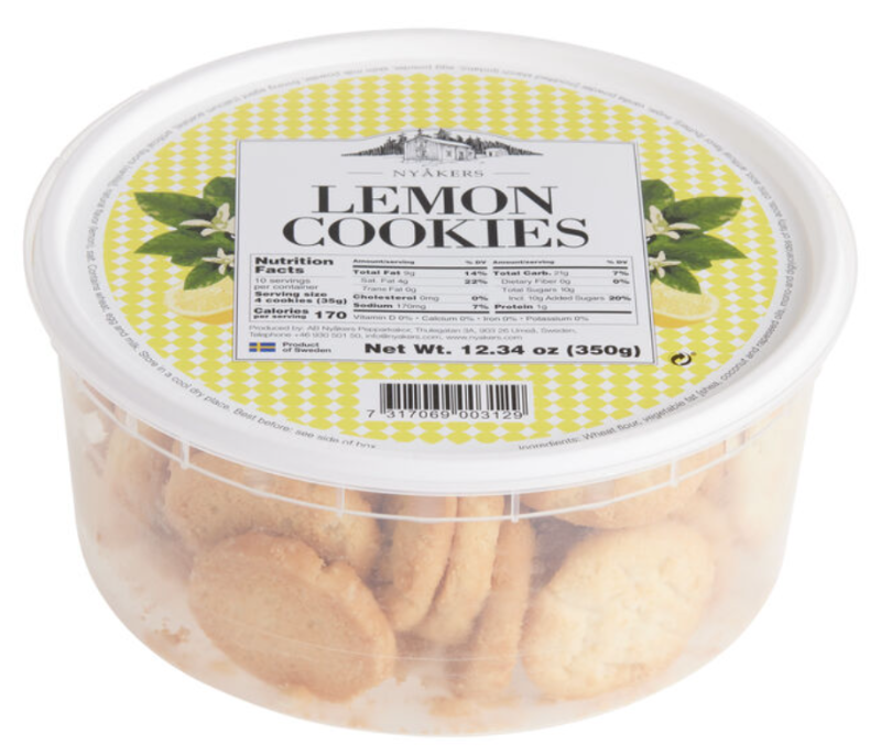 Nyakers Swedish Lemon Cookies 350 g