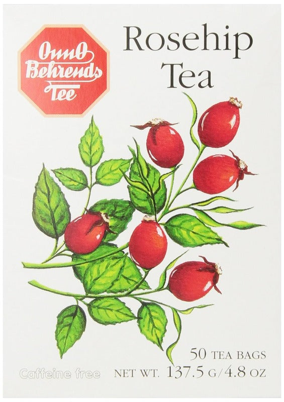 Onno Behrends Rosehip Tea 50 tea bags, 4.8 oz