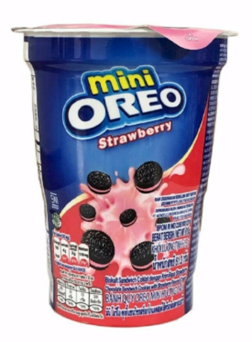 Oreo Mini Cups Strawberry Cookies 61g