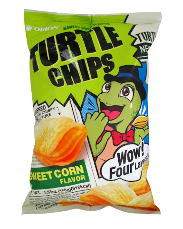 Orion Turtle Chips Sweet Corn 160 g