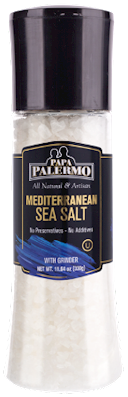 Papa Palermo Mediterranean Sea Salt Grinder 11.3 oz