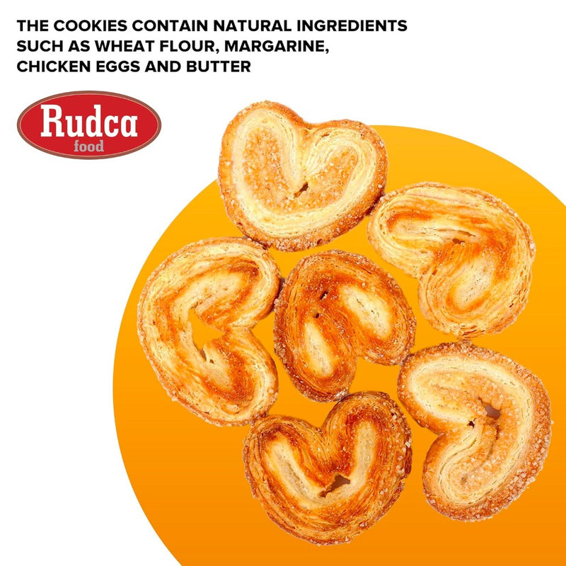 Palmiers Butter Cookies 200g by Rudca food - 3