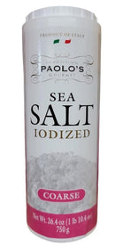 Paolo's Iodized Coarse Sea Salt 750g