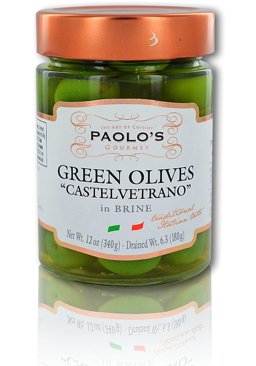 Paolo's Castelvetrano Green Olives 12 oz