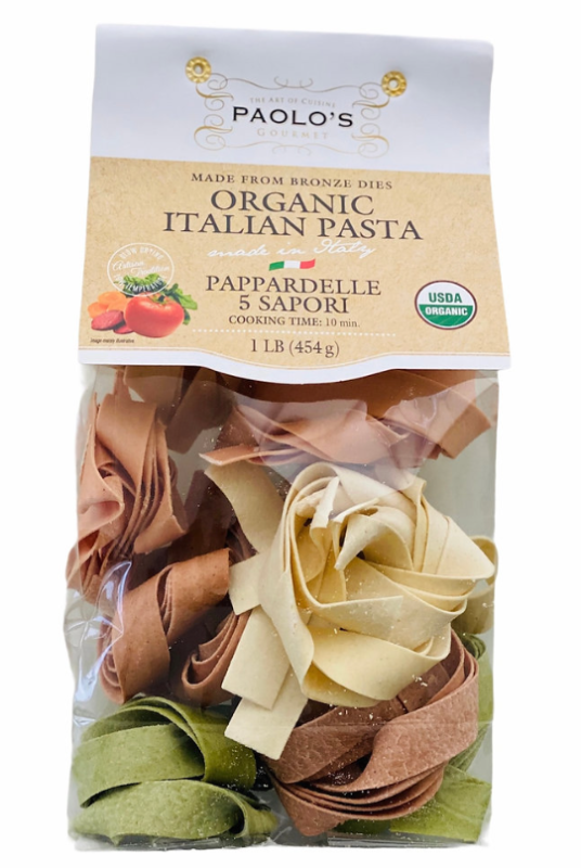 Paolo's Pappardelle 5 Sapori Organic Pasta 1 Lb