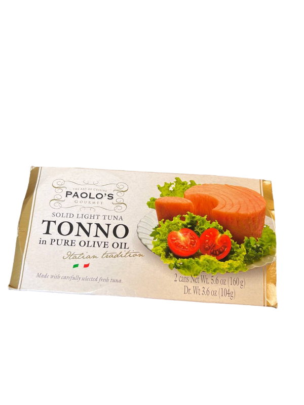 Paolo’s Solid Light Tuna in Pure Olive Oil 5.6 oz