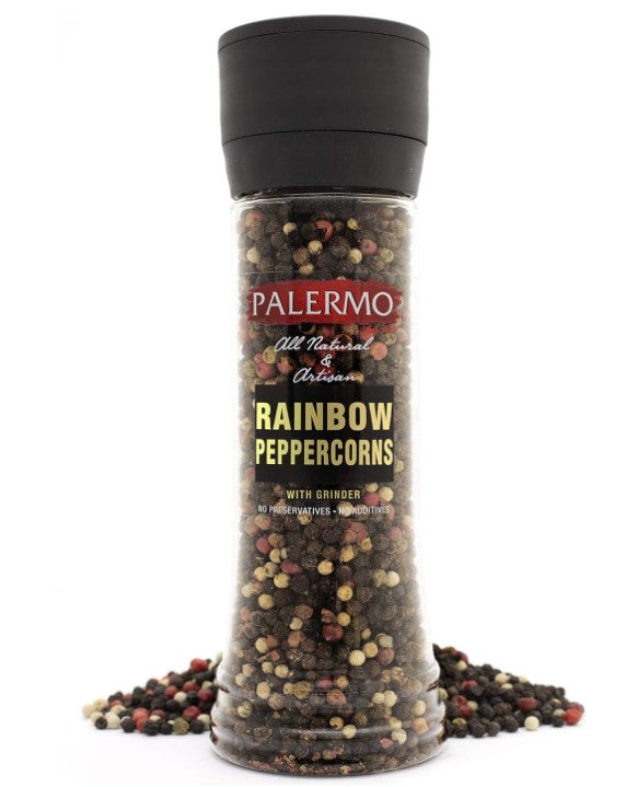 Papa Palermo Rainbow Peppercorns with Grinder 5.8 oz