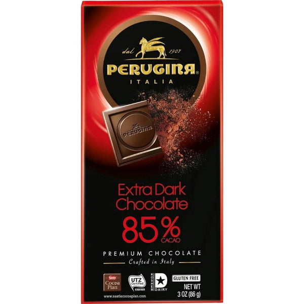 Barres de chocolat extra noir Perugina 85 % 3oz