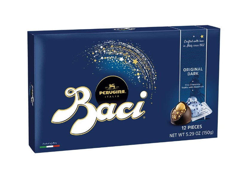 Perugina Baci Dark 12 Pc Box, 5.29 oz