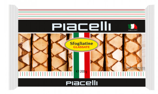 Piacelli Sfogliatine Glassate Biscuits 200g